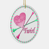 Love 2 Twirlの写真 セラミックオーナメント (右)