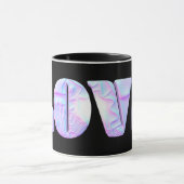 LOVE 3Dデザイン、グラフィックユニーク、クール、 マグカップ (中央)