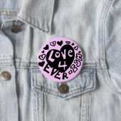 Love 4Ever ISHボタン/ピン 缶バッジ (インサイチュ)