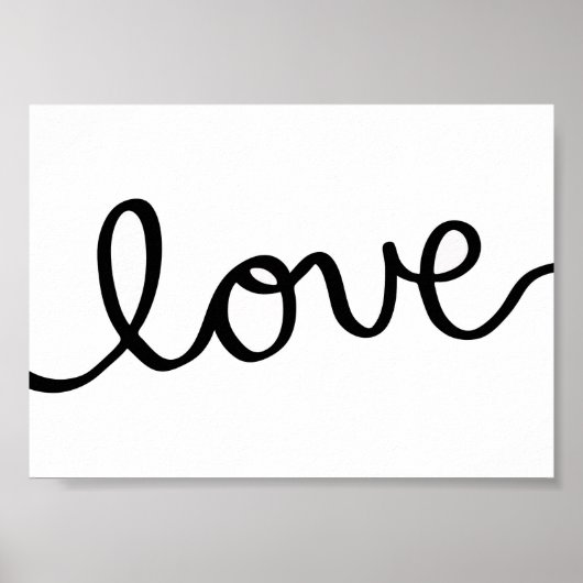 love - 7x5インチ – アートポスター ポスター (正面)