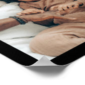 LOVE 8パーソナライズされた photo collage ポスター (角)