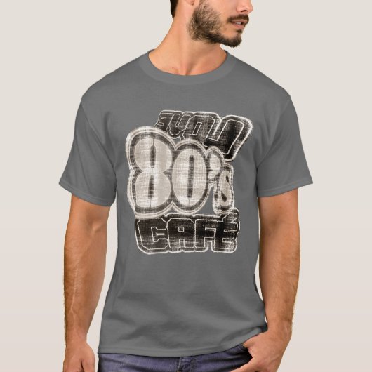 Love 80のカフェヴィンテージ#2 - Tシャツ (正面)