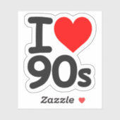 Love 90sステッカー シール (シート)