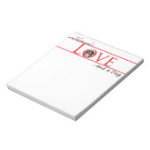 Love a Bernese Mt. Dog Note Pad ノートパッド (回転)