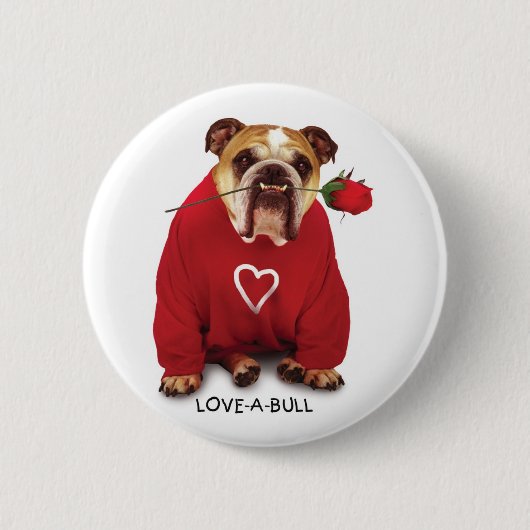 LOVE-A-BULL Pin 缶バッジ (正面)