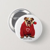 LOVE-A-BULL Pin 缶バッジ (正面&裏面)