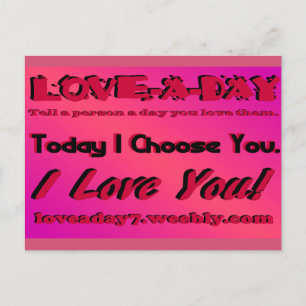 Love A Dayはがき ポストカード
