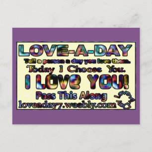 Love-a-dayポストカード ポストカード