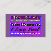 Love-a-day名刺 名刺 (正面)