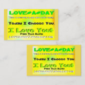 Love-a-day名刺 名刺 (正面/裏面)