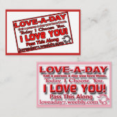 Love-a-day名刺 名刺 (正面/裏面)