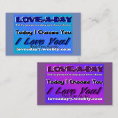 Love-a-day名刺 名刺 (正面/裏面)