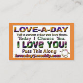 Love-a-day名刺 名刺 (裏面)