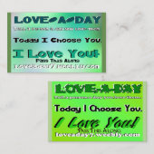 Love-a-day名刺 名刺 (正面/裏面)