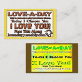 Love-a-day名刺 名刺 (正面/裏面)