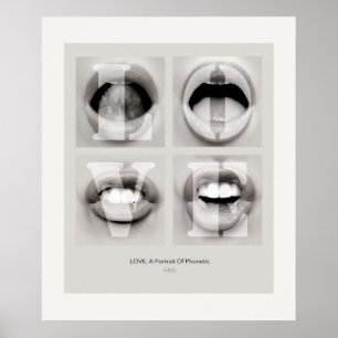 LOVE / A Portrait of Phonetic Emotion ポスター