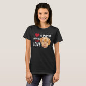 Love A Puppie Rescue Save Love  Women Men Kids Tシャツ (正面フル)