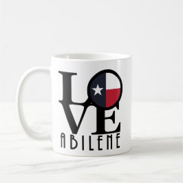 LOVE Abilene、テキサス州11oz コーヒーマグカップ