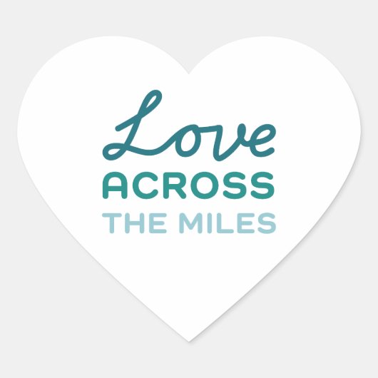 Love Across the Miles - 再会 ハートシール (正面)