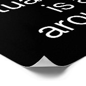 Love Actually Is All Around Funny Quote Family Mat ポスター (角)