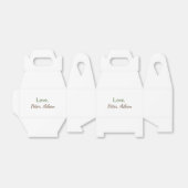 love add name編集可能シンプルなミニマル文字 フェイバーボックス (折り畳みなし)