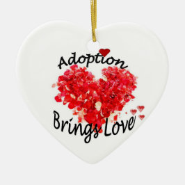 Love Adoptionオーナメント セラミックオーナメント