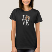 Love Afghan Hound   Tシャツ (正面)