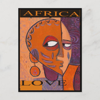 LOVE AFRICAポストカードby MOJISOLA AGBADAMOSI OKBUL ポストカード