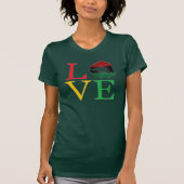 LOVE Afrocentric Lips Tシャツ (正面)