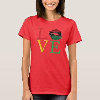 LOVE Afrocentric Lips Tシャツ