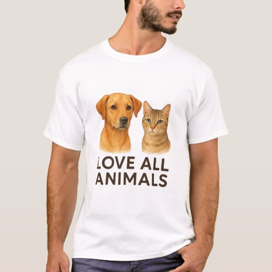 Love All Animals Tee Tシャツ (正面)