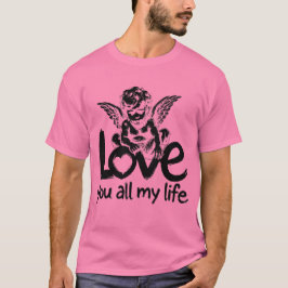 Love All My Life Tee – 神の献身 – 光 Tシャツ