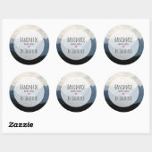 Love Alpine Mountainsで手作り自然写真 ラウンドシール (シート)