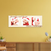 Love Alwaysカスタムトリプチフォトアートトゥーペキャンバス キャンバスプリント (インサイチュ (リビング))