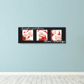 Love Alwaysカスタムフォトアートブラックキャンバス キャンバスプリント (インサイチュ (ウッドフロア))