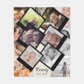 Love Always – 13-Photo Family Memory Blanket フリースブランケット (正面)