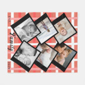 Love Always – Custom Family Photo Blanket  フリースブランケット (正面(横))