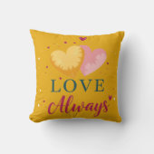 “Love Always” Heart Pillow クッション (正面)