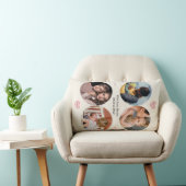 Love Always – Mom & Dad 4-Photo Family Pillow ランバークッション (椅子)