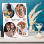 Love Always – Mom & Dad 4-Photo Family plaque フォトプラーク (側面)