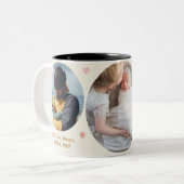 Love Always, Mom & Dad – Custom 3-Photo Mug ツートーンマグカップ (正面左)