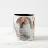 Love Always, Mom & Dad – Custom 3-Photo Mug ツートーンマグカップ (中央)