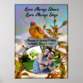 Love Always Shows Poolside Singer 2338 Art Print ポスター (正面)