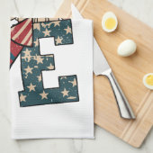 LOVE America独立記念日 キッチンタオル (四つ折り)