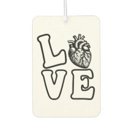 LOVE Anatomical Human Heart Air Freshener カーエアーフレッシュナー