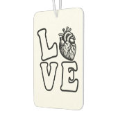 LOVE Anatomical Human Heart Air Freshener カーエアーフレッシュナー (左)