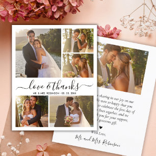Love and 感謝してい Photo Collageの結婚感謝