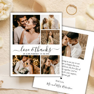 Love and 感謝してい Photo Collageの結婚感謝