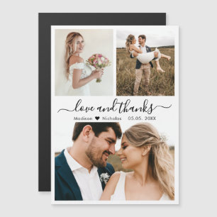 Love and 感謝してい Script Collageの結婚感謝