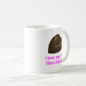 Love and a Chocolate Heart コーヒーマグカップ (正面右)